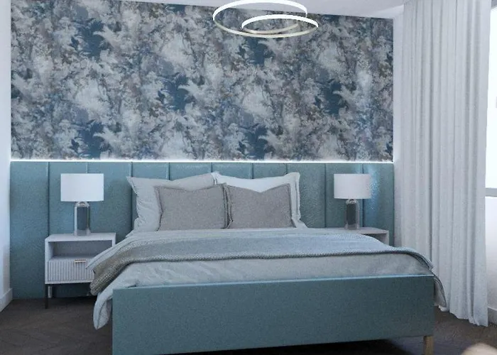 3 Bedrooms Premium Bella Blue For 6 Guests With Ac And Free Out Side Parking Rzeszów